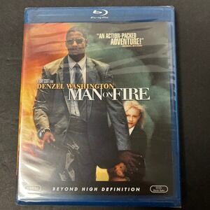 Man on Fire Blu-ray Movie Denzel Washington New Sealed Action Thriller R